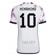 Maglia Giappone Giocatore Minamino Away 2022