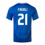 Maglia Italia Giocatore Fagioli Home 2024-2025