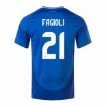 Maglia Italia Giocatore Fagioli Home 2024-2025