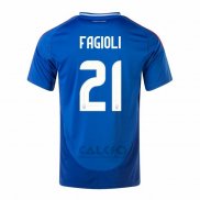 Maglia Italia Giocatore Fagioli Home 2024-2025