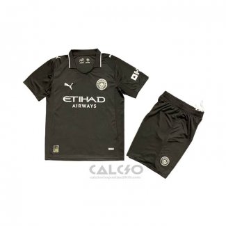 Maglia Manchester City Third Bambino 2025-2026