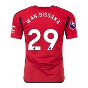 Maglia Manchester United Giocatore Wan-bissaka Home 2023-2024