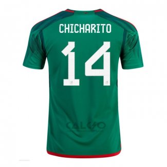 Maglia Messico Giocatore Chicharito Home 2022