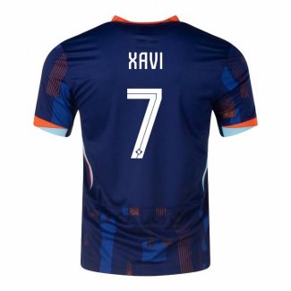 Maglia Paesi Bassi Giocatore Xavi Away 2024-2025