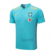 Maglia Polo Brasile 2022-2023 Blu