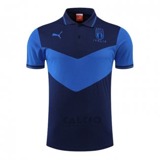 Maglia Polo Italia 2022-2023 Blu