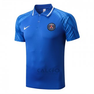 Maglia Polo Paris Saint-Germain 2022-2023 Blu