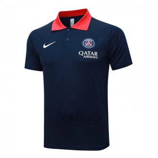 Maglia Polo Paris Saint-Germain 2025-2026 Blu