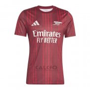 Maglia Prematch Arsenal 2025-2026 Rosso