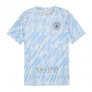 Maglia Prematch Manchester City 2025-2026 Blu