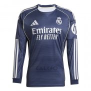 Maglia Real Madrid Away Manica Lunga 2025-2026