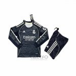 Maglia Real Madrid Away Manica Lunga Bambino 2025-2026