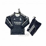 Maglia Real Madrid Away Manica Lunga Bambino 2025-2026