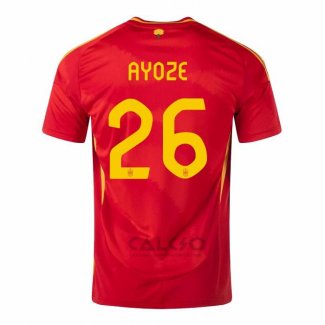 Maglia Spagna Giocatore Ayoze Home 2024