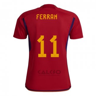 Maglia Spagna Giocatore Ferran Home 2022