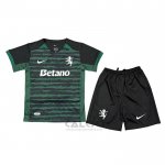 Maglia Sporting Special Bambino 2025-2026 Verde Nero