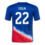 Maglia Stati Uniti Giocatore Yedlin Away 2024