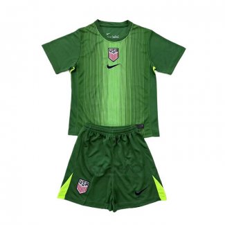 Maglia Stati Uniti Portiere Bambino 2025 Verde