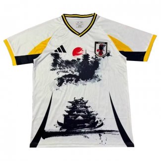 Maglia Giappone Special 2024-2025 Bianco Giallo Thailandia