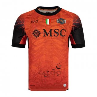 Maglia Napoli Portiere Halloween 2025-2026 Arancione Thailandia