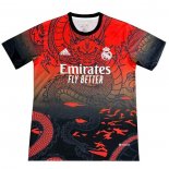 Maglia Real Madrid Dragon 2024-2025 Rosso Thailandia