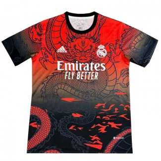 Maglia Real Madrid Dragon 2024-2025 Rosso Thailandia