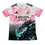 Maglia Real Madrid Dragon 2025-2026 Rosa Nero Thailandia
