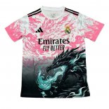 Maglia Real Madrid Dragon 2025-2026 Rosa Nero Thailandia