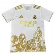 Maglia Real Madrid Special 2024-2025 Bianco Giallo Thailandia