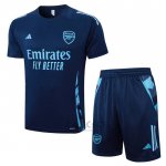 Tuta da Track Arsenal Manica Corta 2024-2025 Blu - Pantaloncini