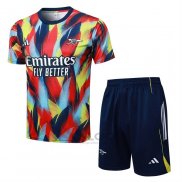 Tuta da Track Arsenal Manica Corta 2025-2026 Multicolor - Pantaloncini