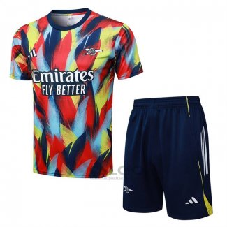 Tuta da Track Arsenal Manica Corta 2025-2026 Multicolor - Pantaloncini