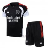 Tuta da Track Arsenal Manica Corta 2026-2027 Nero - Pantaloncini