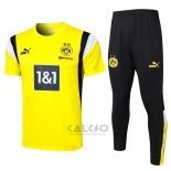 Tuta da Track Borussia Dortmund Manica Corta 2023-2024 Giallo