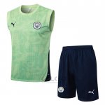 Tuta da Track Manchester City Senza Maniche 2025-2026 Verde