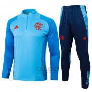 Tuta da Track di Felpa Flamengo 2024-2025 Blu