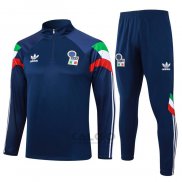 Tuta da Track di Felpa Italia 2024-2025 Blu