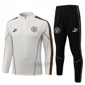 Tuta da Track di Felpa Manchester City 2026-2027 Crema