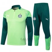 Tuta da Track di Felpa Palmeiras 2024-2025 Verde