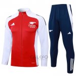 Tuta da Track di Giacca Arsenal Bambino 2024-2025 Rosso