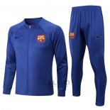 Tuta da Track di Giacca FC Barcellona 2022-2023 Blu