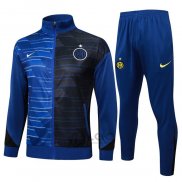 Tuta da Track di Giacca Inter Bambino 2024-2025 Blu
