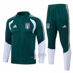 Tuta da Track di Giacca Italia Bambino 2026-2027 Verde