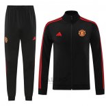 Tuta da Track di Giacca Manchester United 2024-2025 Nero