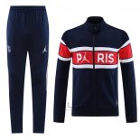 Tuta da Track di Giacca Paris Saint-Germain 2023-2024 Blu e Rosso