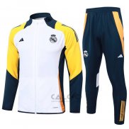 Tuta da Track di Giacca Real Madrid 2024-2025 Bianco