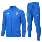 Tuta da Track di Giacca a Vento Real Madrid 2026-2027 Blu