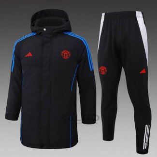 Tuta da Track di Invierno del Manchester United 2024-2025 Nero