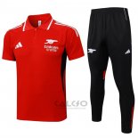 Conjunto Polo Arsenal 2025-2026 Rosso