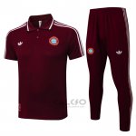 Set Polo Bayern Monaco 2025-2026 Rosso